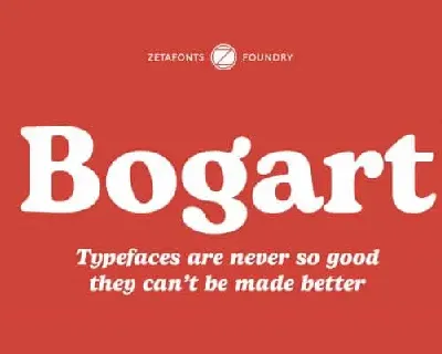 Bogart Serif Family font