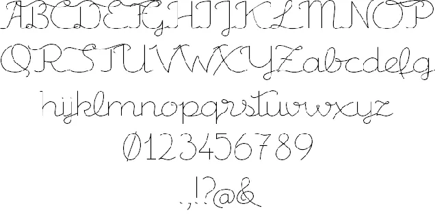 Csemege font