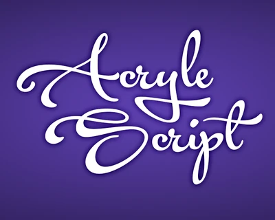 Acryle Script Personal Use font