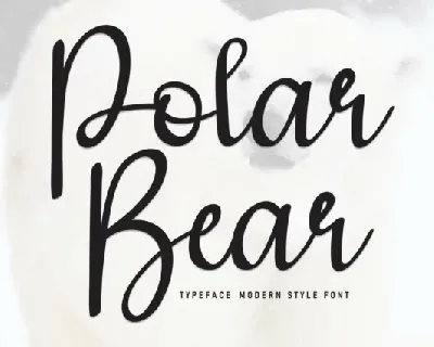 Polar Bear Script font