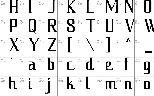 Ratushy font