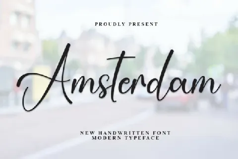 Amsterdam Script font