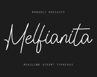 Melfianita font