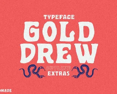 Golddrew Display font