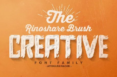 Rinoshare Family font