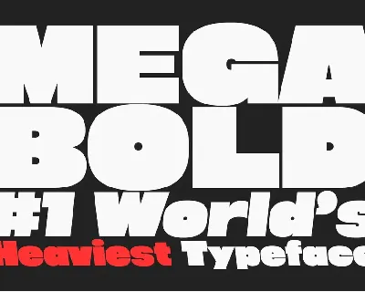 Megabold 1.0 font