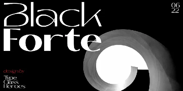 Black Forte font