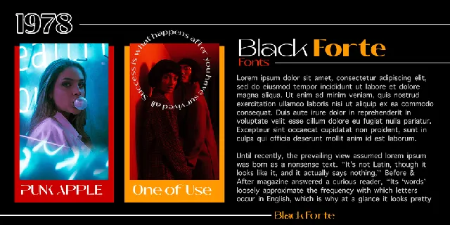 Black Forte font
