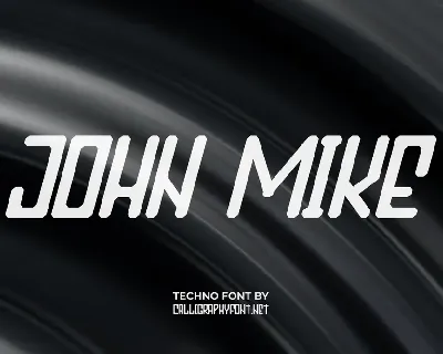 John Mike font