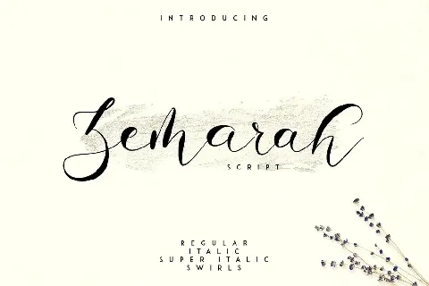 Zemarah Script font