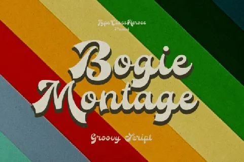 Bogie Montage font