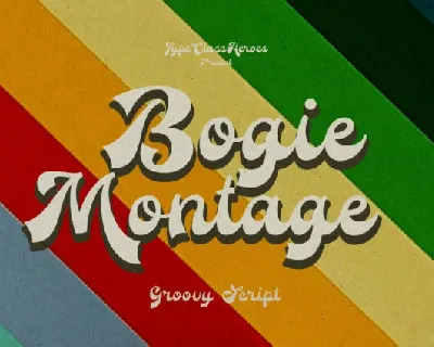 Bogie Montage font