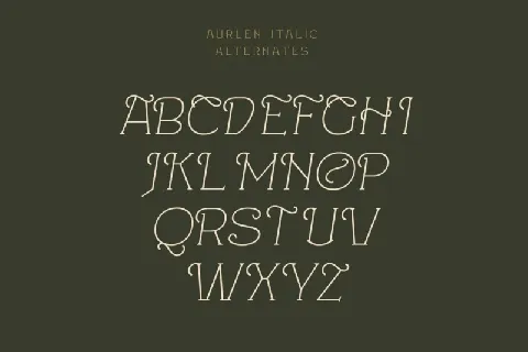 JF Aurlen font