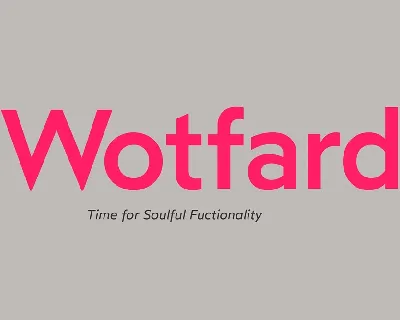 Wotfard font