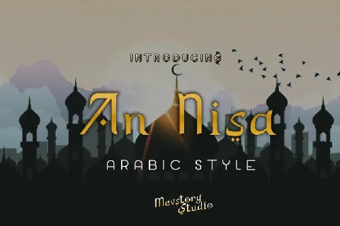 An Nisa Arabic Style font