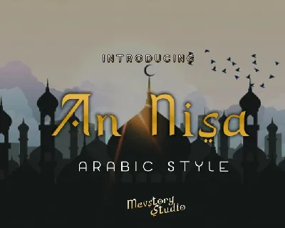 An Nisa Arabic Style font