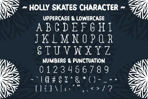 Holly Skates font