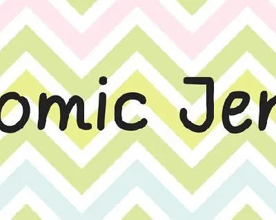 Comic Jens Family font