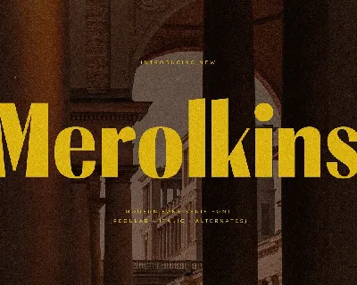 Merolkins font