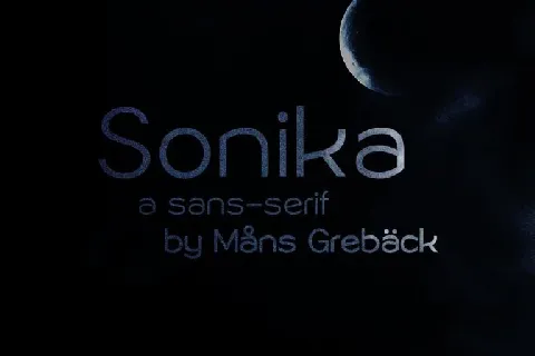 Sonika Family font