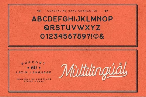 Constaline font