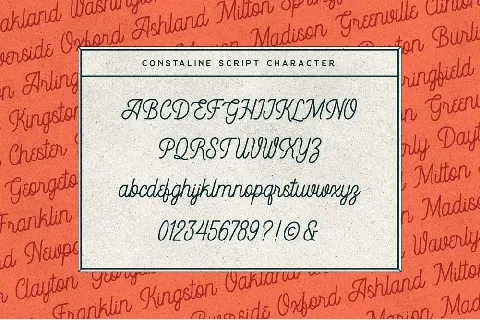 Constaline font