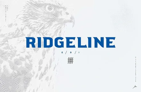 Ridgeline 201 Typeface Free font
