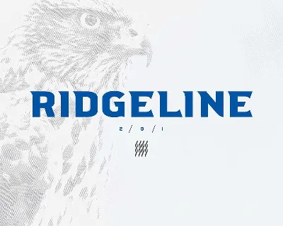 Ridgeline 201 Typeface Free font