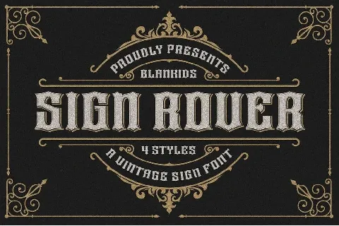 Sign Rover font