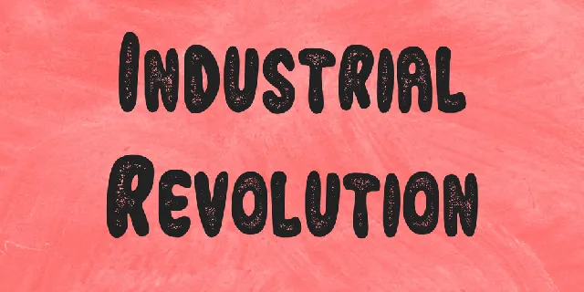 Industrial Revolution font