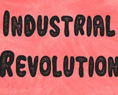 Industrial Revolution font