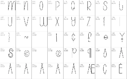 Minimalist Display Typeface font