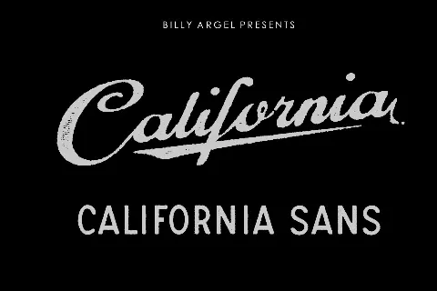 California Typeface font