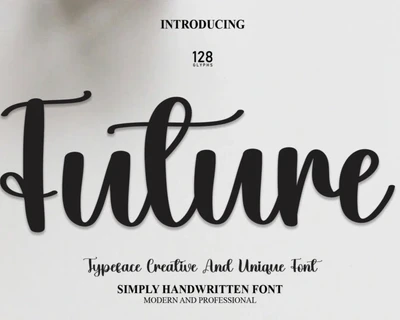 Future Script font