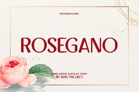 RoseganoDemo font