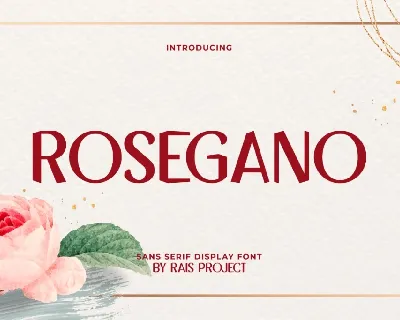 RoseganoDemo font