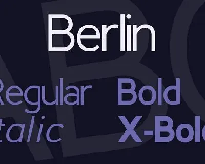 Berlin Family font