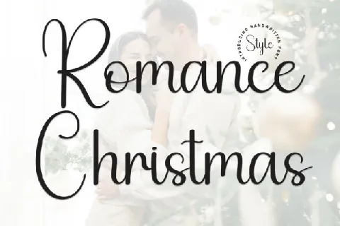 Romance Christmas Script font