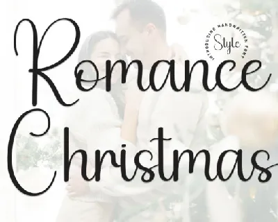 Romance Christmas Script font