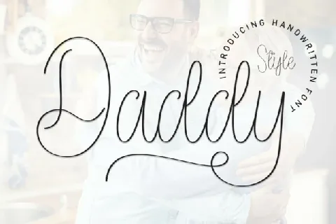 Daddy Handwritten Typeface font