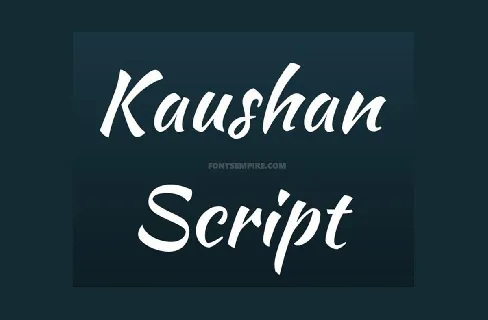 Kaushan Script font