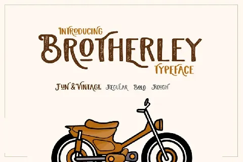 Brotherley Typeface font