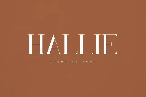 Hallie font
