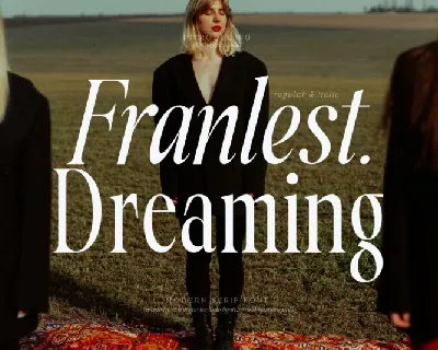 Franlest Dreaming font