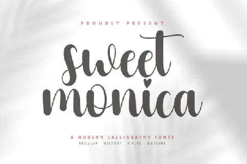 Sweet Monica Script font