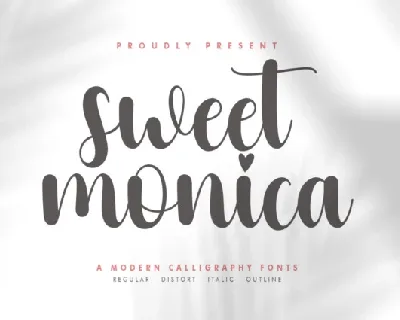 Sweet Monica Script font