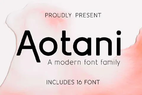 Aotani font
