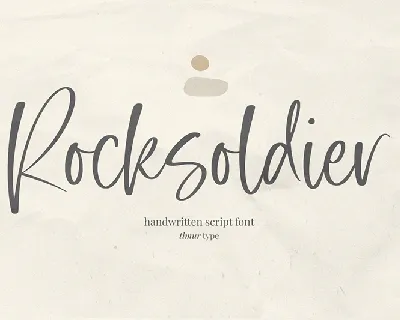 Rocksoldier font