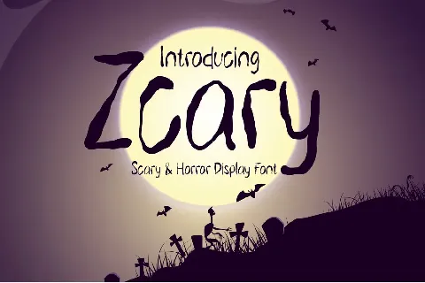 Zcary-demo font