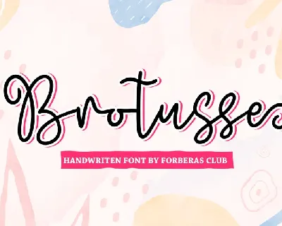 Brotusse font